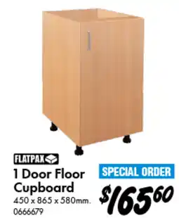 Bunnings Flatpax 1 Door Floor Cupboard offer