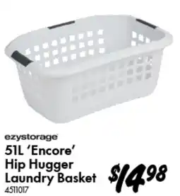 Bunnings ezystorage Encore Hip Hugger Laundry Basket offer