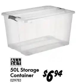 Bunnings All set Storage Container offer