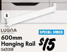 Bunnings Lugna Hanging Rail offer