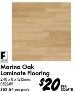 Bunnings Marina Oak Laminate Flooring offer