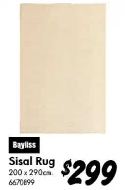 Bunnings Bayliss Sisal Rug offer