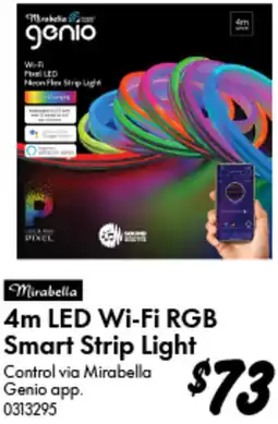 Bunnings 4m LED Wi-Fi RGB Smart Strip Light offer