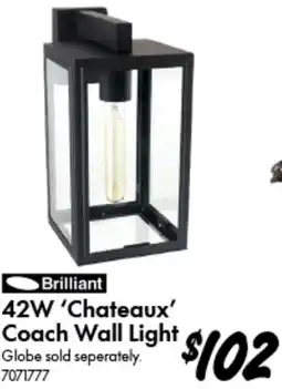 Bunnings Brilliant 42W 'Chateaux' Coach Wall Light . offer