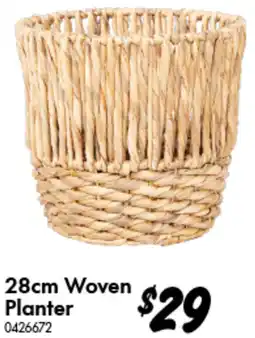 Bunnings 28cm Woven Planter offer