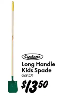 Bunnings Cyclone Long Handle Kids Spade offer