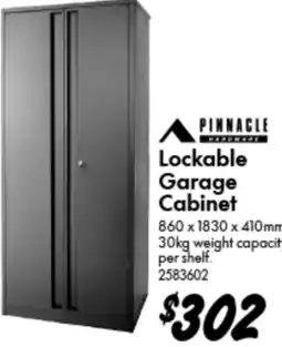 Bunnings PINNACLE Lockable Garage Cabinet offer