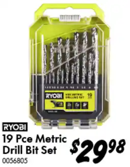 Bunnings 19 Pce Metric Drill Bit Set offer