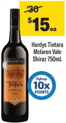 Liquorland Hardys Tintara Mclaren Vale Shiraz offer