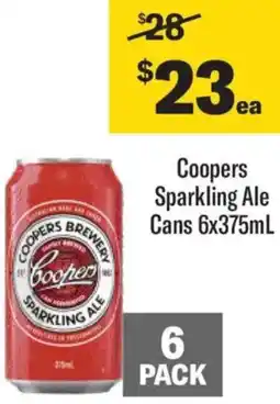 Liquorland Coopers Sparkling Ale Cans offer