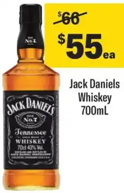 Liquorland Jack Daniels Whiskey offer