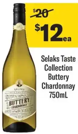 Liquorland Selaks Taste Collection Buttery Chardonnay offer