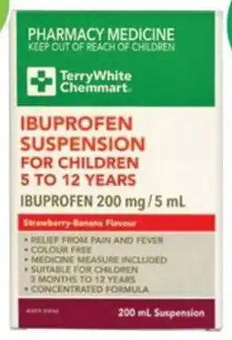 Terry White TerryWhite Chemmart Ibuprofen Suspension offer