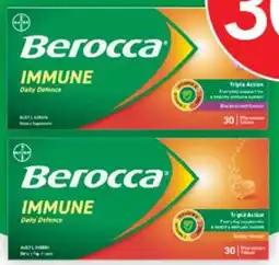 Terry White Berocca Immune Daily Defence Blackcurrant or Orange offer