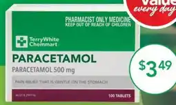 Terry White TerryWhite Chemmart Paracetamol offer