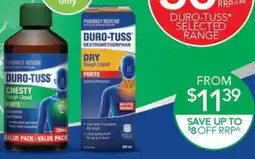 Terry White Duro-Tuss* Chesty Cough Liquid Forte or Dry Cough Relief Forte offer