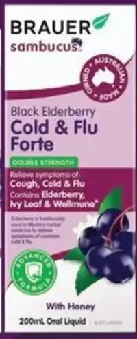 Terry White Black Elderberry Cold & Flu Forte offer