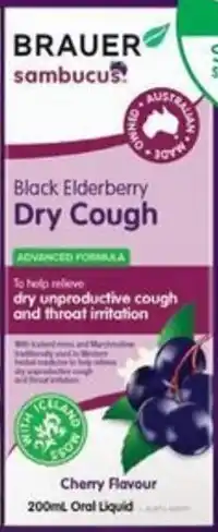 Terry White Black Elderberry Dry Cough offer