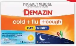 Terry White Demazin* Cold & Flu + Cough Day & Night offer