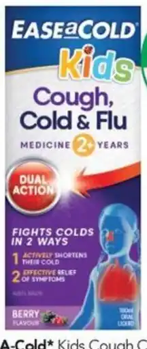 Terry White Ease-A-Cold Kids Cough Cold & Flu Liquid offer