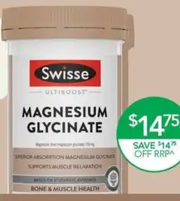 Terry White Swisse Ultiboost Magnesium Glycinate offer
