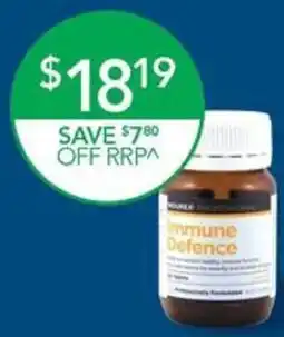 Terry White Nourex Professional Immune Defence offer