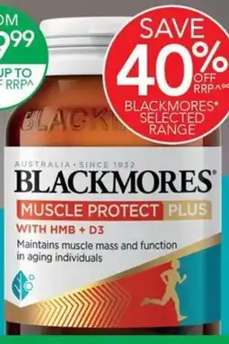 Terry White Blackmores Muscle Protect Plus offer