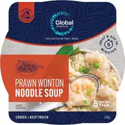 IGA Global Seafoods Prawn Wonton Noodle Soup 258g offer