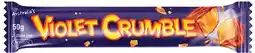 IGA Violet Crumble Medium Bar 50g offer