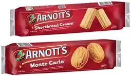IGA Arnott’s Cream Biscuits 200‑250g Selected Varieties offer