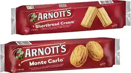 IGA Arnott’s Cream Biscuits 200‑250g Selected Varieties offer