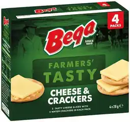 IGA Bega Cheese & Crackers 4x28g Selected Varieties offer