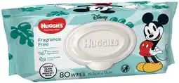 IGA Huggies Baby Wipes 70‑80 Pack Selected Varieties offer