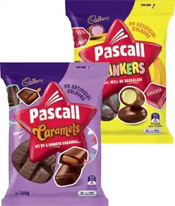 IGA Cadbury or Pascall Chocolate Share Bag 120-185g Selected Varieties offer