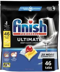IGA Finish Ultimate Dishwashing Tablets Lemon 46 Pack offer