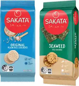 IGA Sakata Rice Crackers 80‑90g Selected Varieties offer