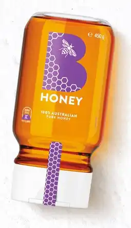 IGA B Honey 100% Australian Pure Honey 450g offer