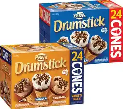 IGA Peters Drumstick or Summer Faves 24 Pack Selected Varieties offer