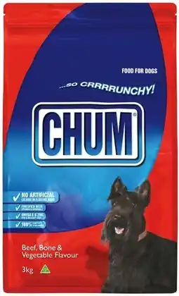 IGA Chum Dry Dog Food 3kg Selected Varieties offer