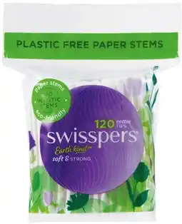 IGA Swisspers Cotton Tips 120 Pack offer