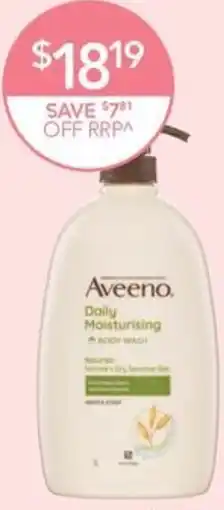Terry White Aveeno Daily Moisturising Body Wash or offer