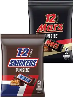 IGA Mars, Snickers or M&M’s Fun Size Pack offer