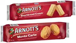 IGA Arnott’s Cream Biscuits 200‑250g Selected Varieties offer