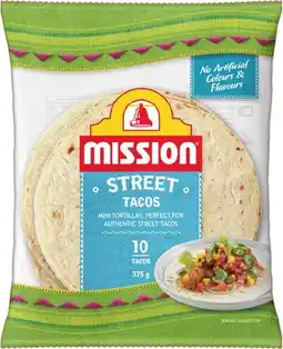 IGA Mission Street Tacos Mini Tortillas offer