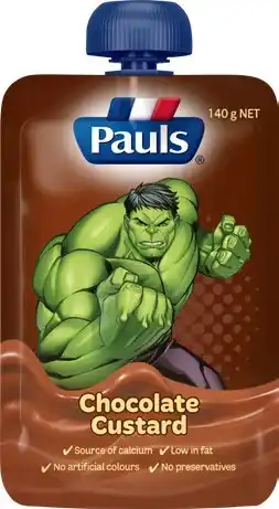IGA Pauls Squeezie Custard 140g Selected Varieties offer
