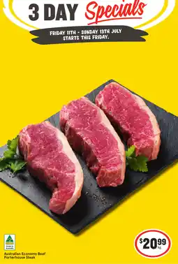 IGA Australian Economy Beef Porterhouse Steak offer