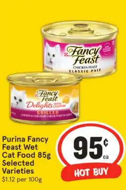 IGA Purina Fancy Feast Wet Cat Food offer