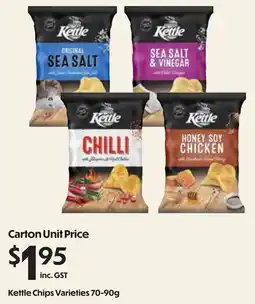 Campbells Wholesale Kettle Chips Varieties offer