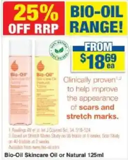 My Chemist Bio-Oil Skincare Oil or Natural offer