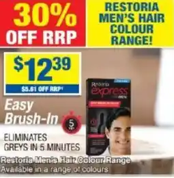 My Chemist Restoria Men's Hair Colour Range offer